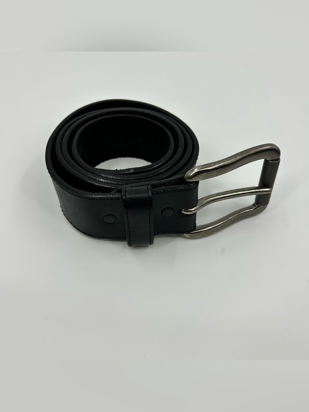 Justin Bent Rail Classic Black Men's Leather Belt
